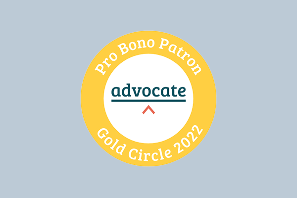 Advocate: Pro Bono Batron - Gold Circle 2022