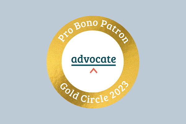 Pro Bono Patron: Gold Circle 2023