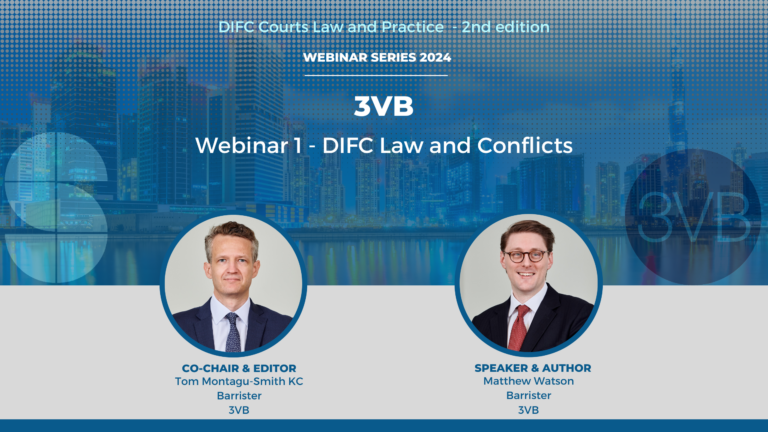 DIFC Webinar 1 – DIFC Law and Conflicts