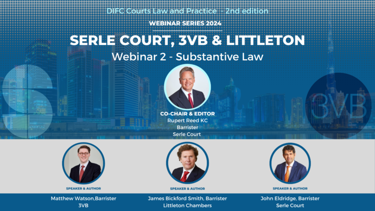DIFC Webinar 2 – Substantive Law