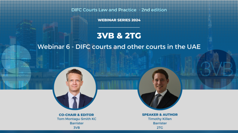DIFC Webinar 6 -DIFC Courts and other courts in the UAE
