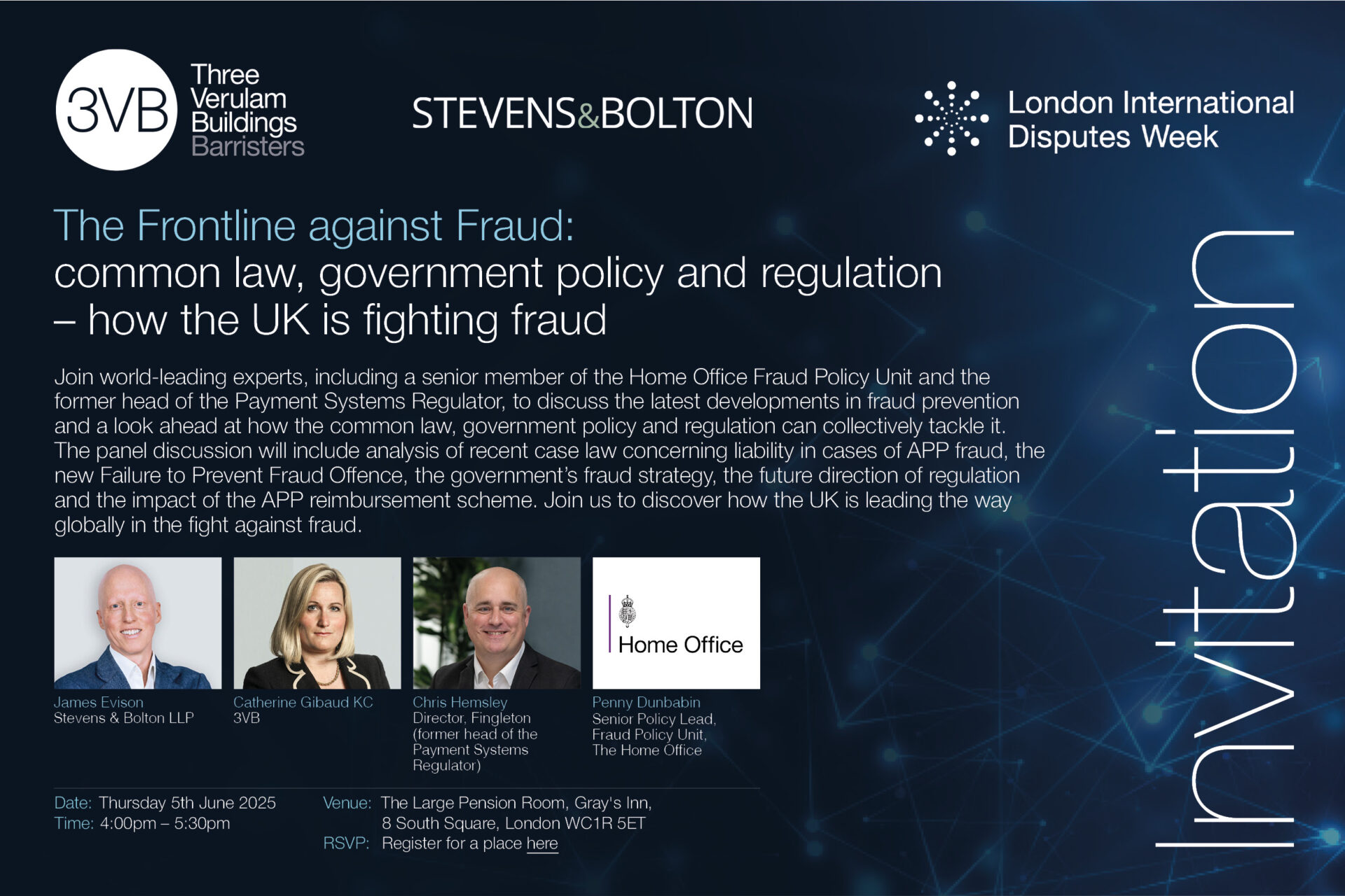 Front Line Fraud LIDW 2025: 3VB & Stevens & Bolton - The Frontline against Fraud: common ...