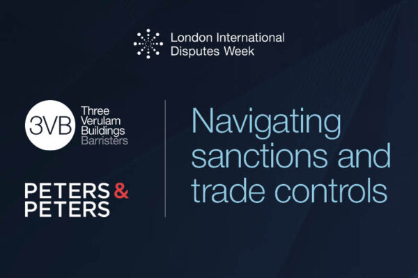 LIDW 2025: 3VB & Peters & Peters – Navigating sanctions and trade controls in a sea of global uncertainty