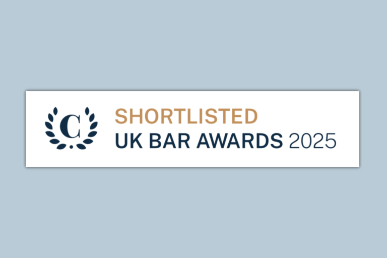 3VB Shortlisted for Four Chambers UK Bar Awards 2025