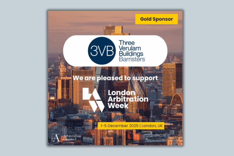 3VB Sponsors London Arbitration Week 2025