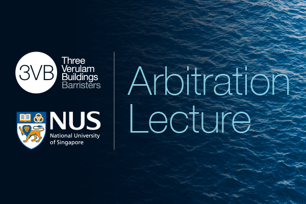 3VB and NUS Arbitration Lecture 2026