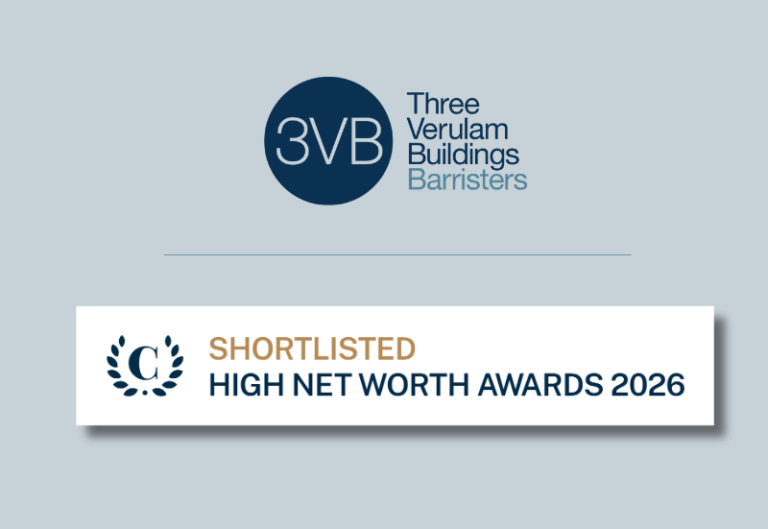 Clarissa Jones shortlisted for Chambers High Net Worth Awards 2026