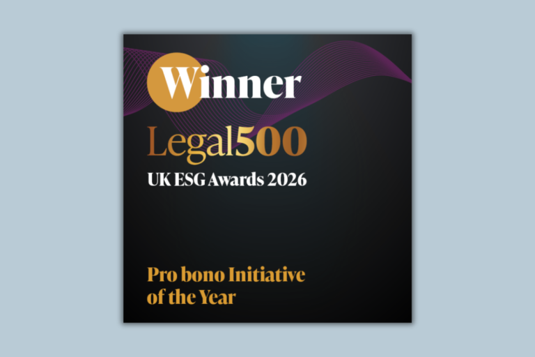 3VB’s IADRU Wins Pro Bono Initiative of the Year at Legal 500 ESG Awards 2026